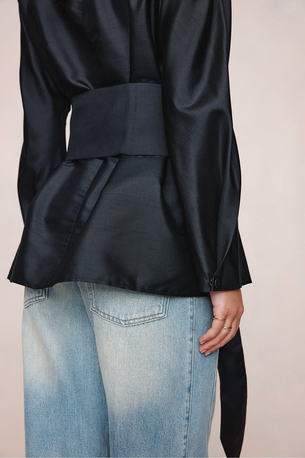 26SS EAMES TOP - BLACK