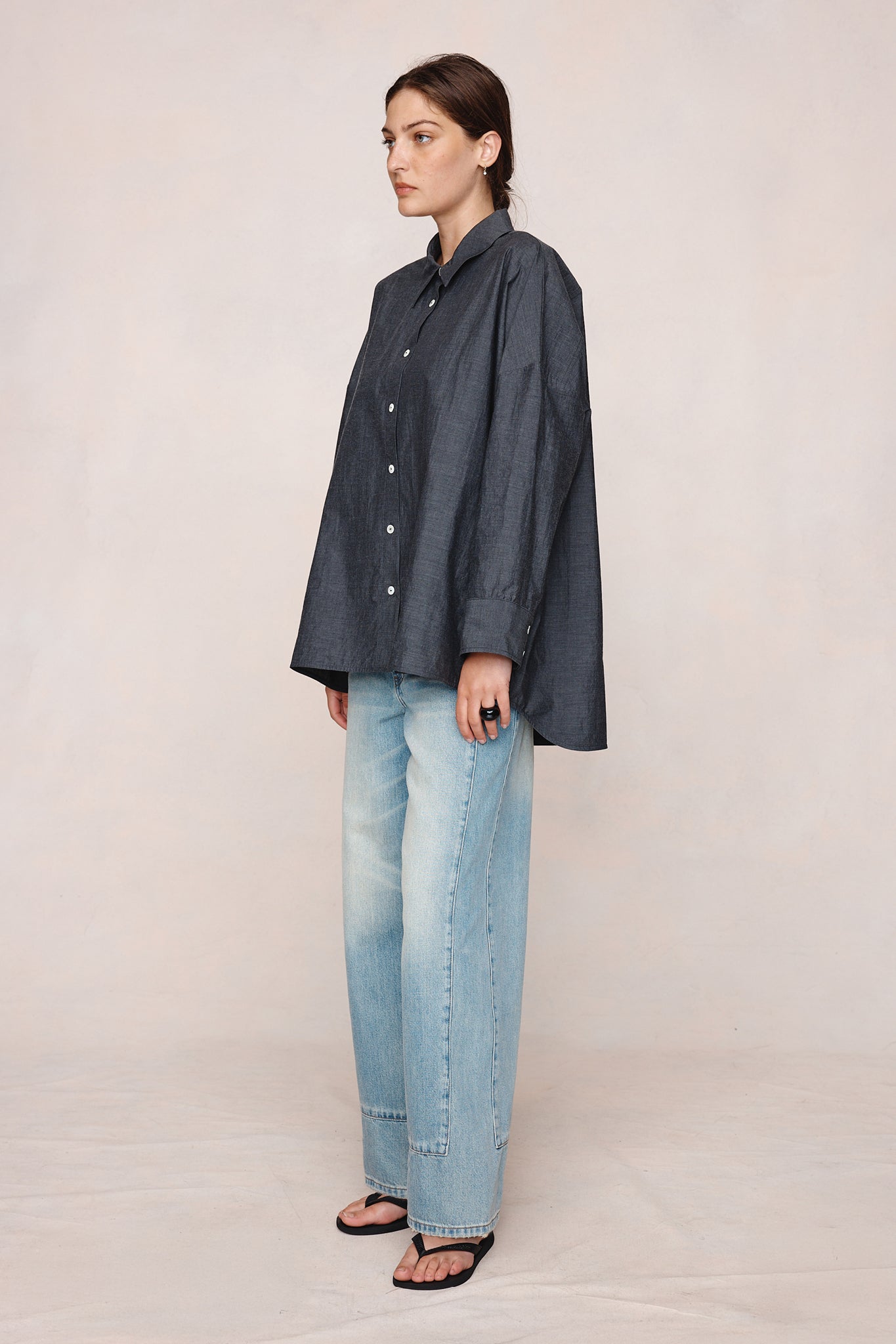 26SS EDIE SHIRT - CHARCOAL