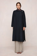 26SS ELI COAT - BLACK / TAPENADE