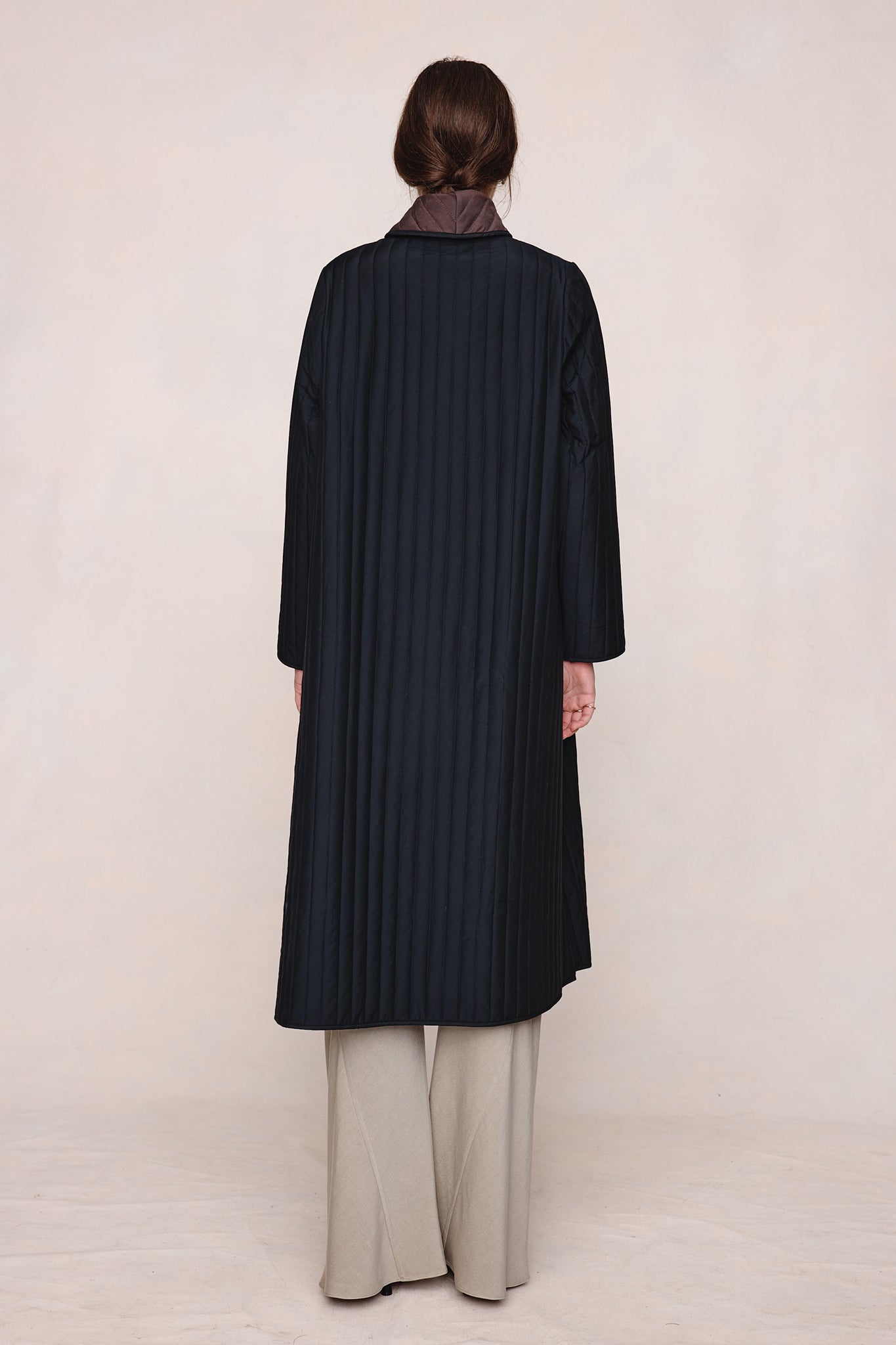 26SS ELI COAT - BLACK / TAPENADE