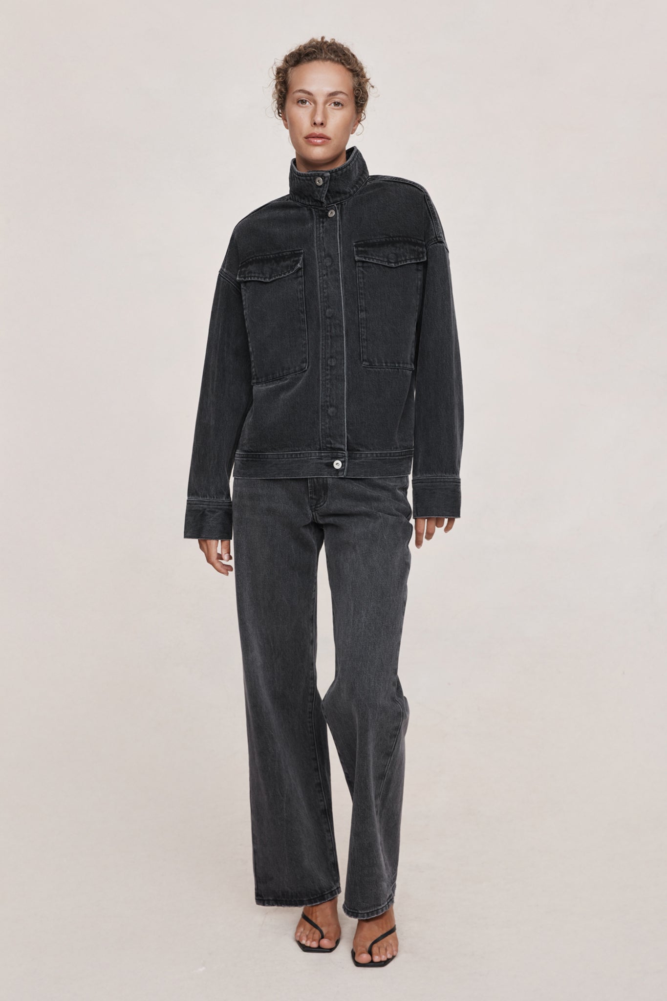 26SS FARRIN JACKET - FADED BLACK