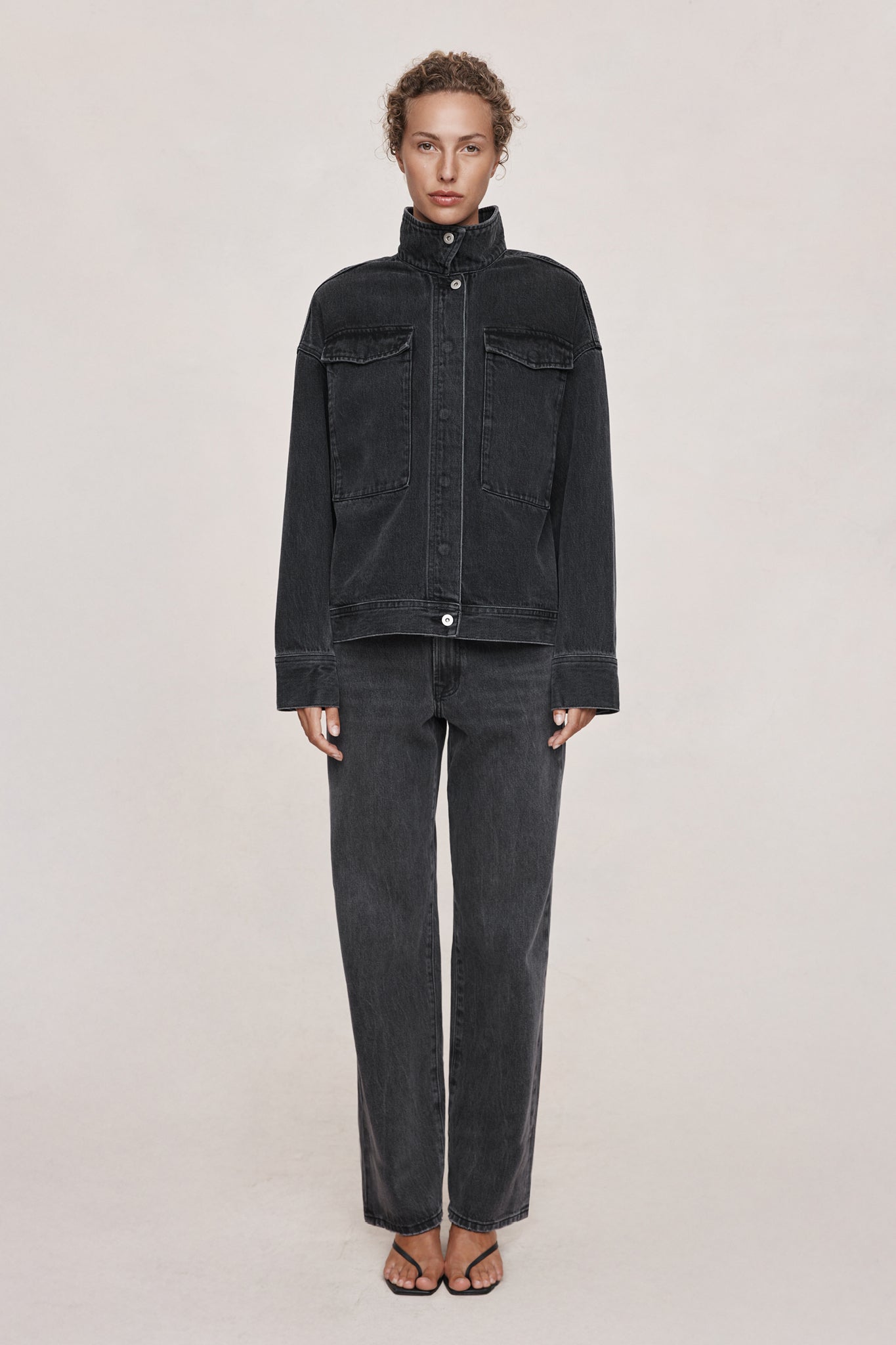 26SS FARRIN JACKET - FADED BLACK