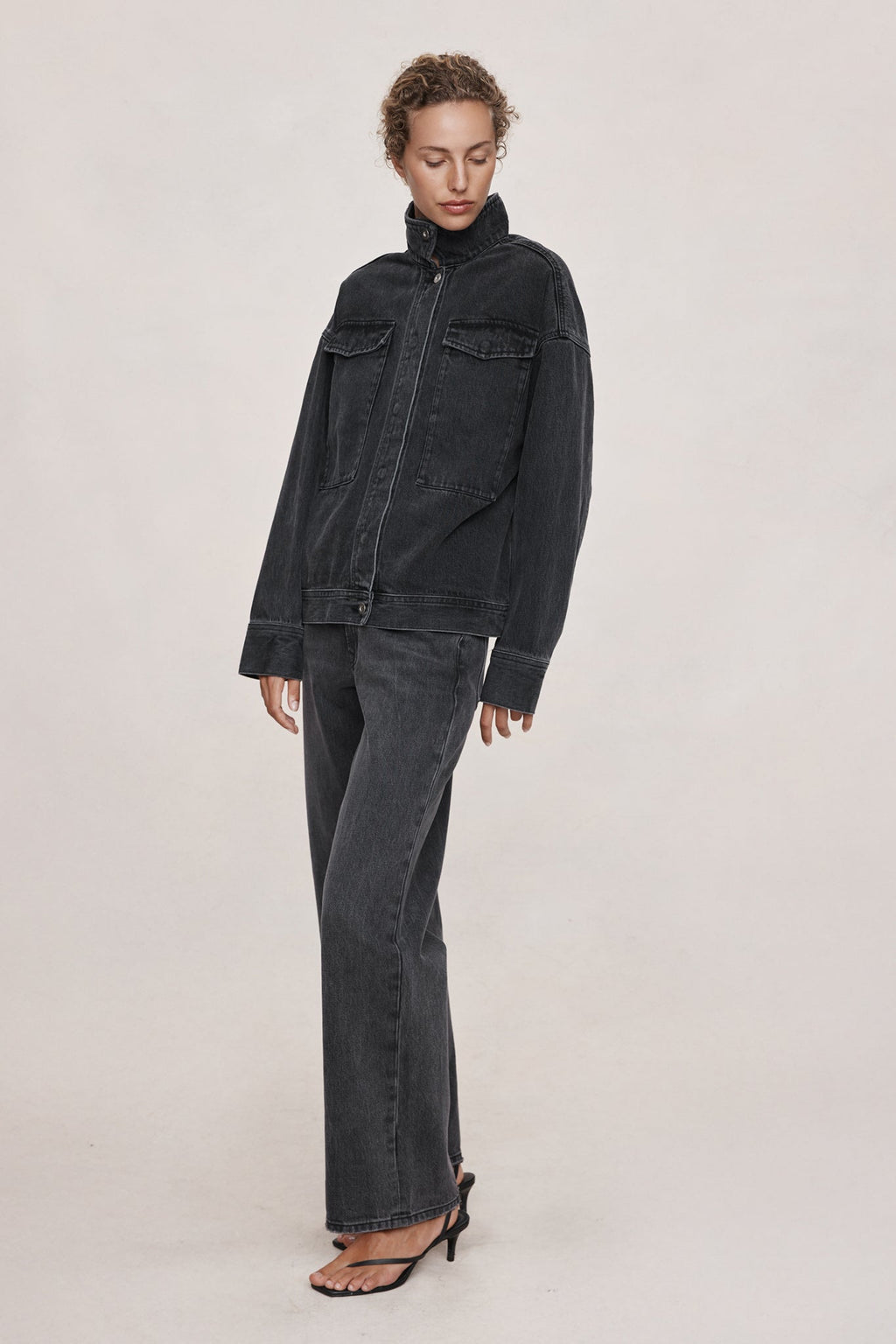 26SS FARRIN JACKET - FADED BLACK
