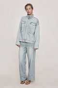 26SS FARRIN JACKET - FADED BLUE