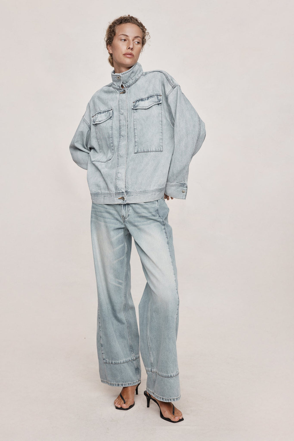 26SS FARRIN JACKET - FADED BLUE