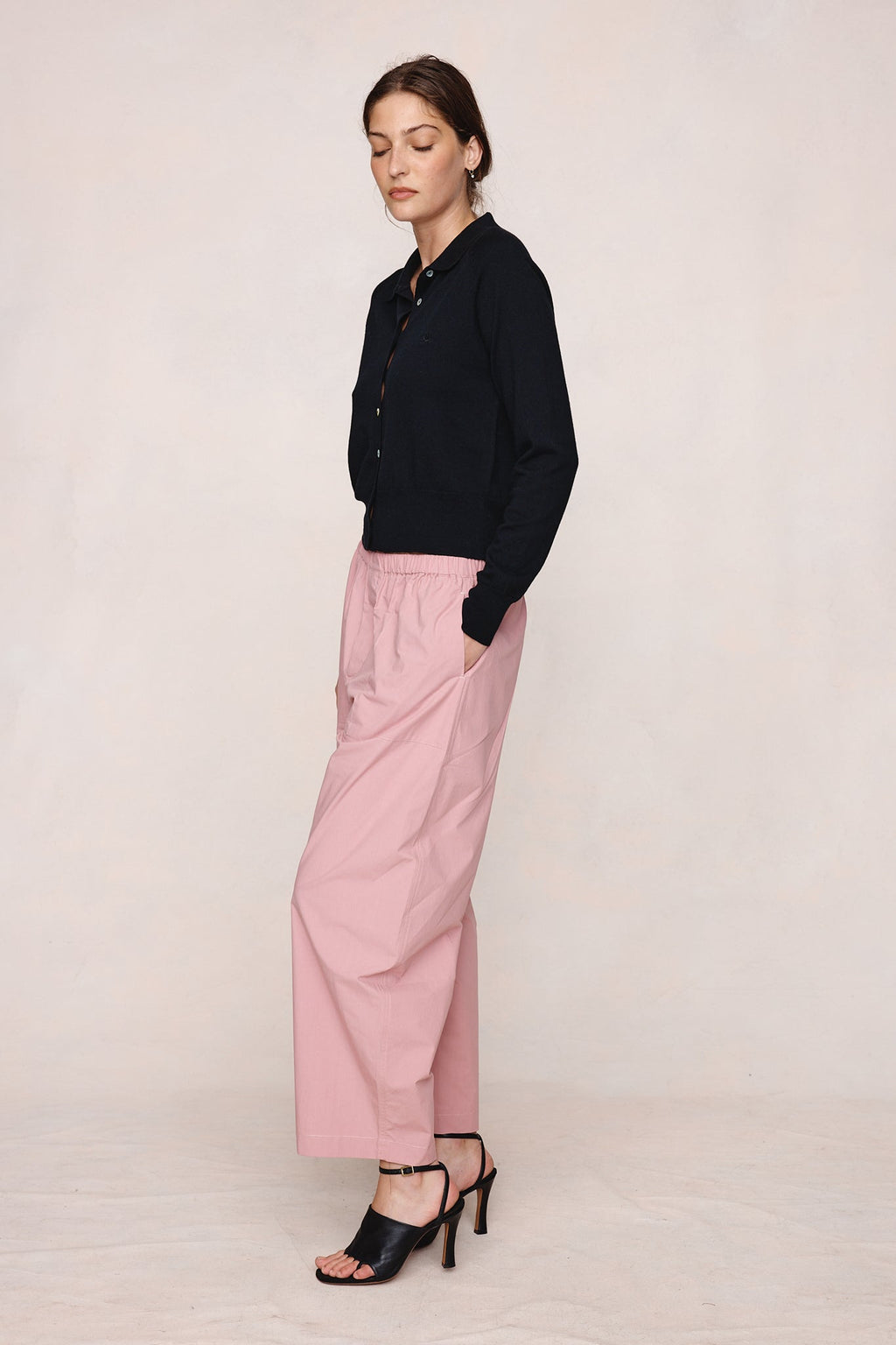 26SS FOUNDATIONS CARDIGAN - BLACK