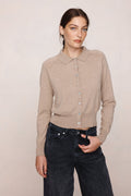 26SS FOUNDATIONS CARDIGAN - OATMEAL