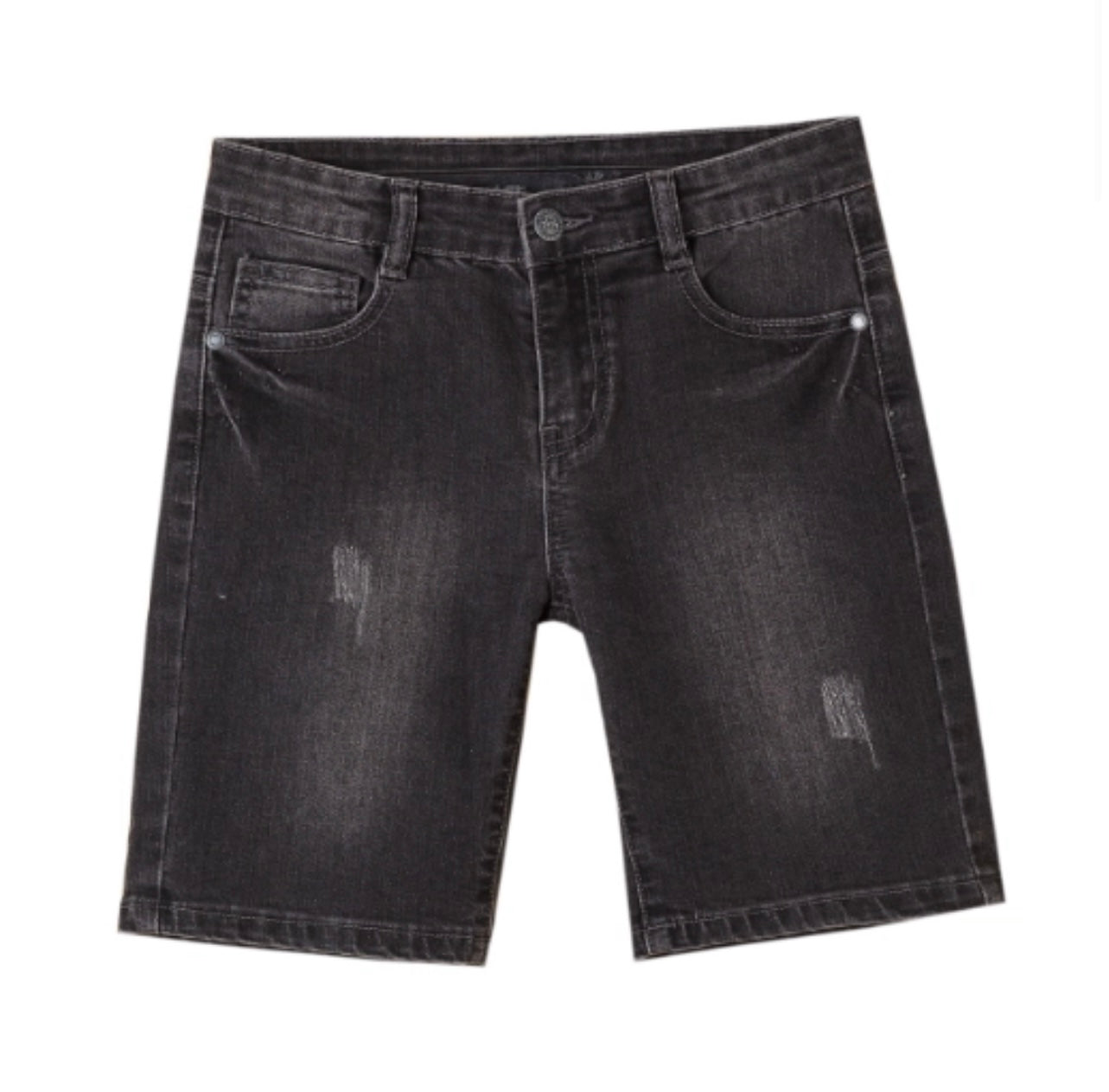 26SS Boys Pepper Black Denim Shorts