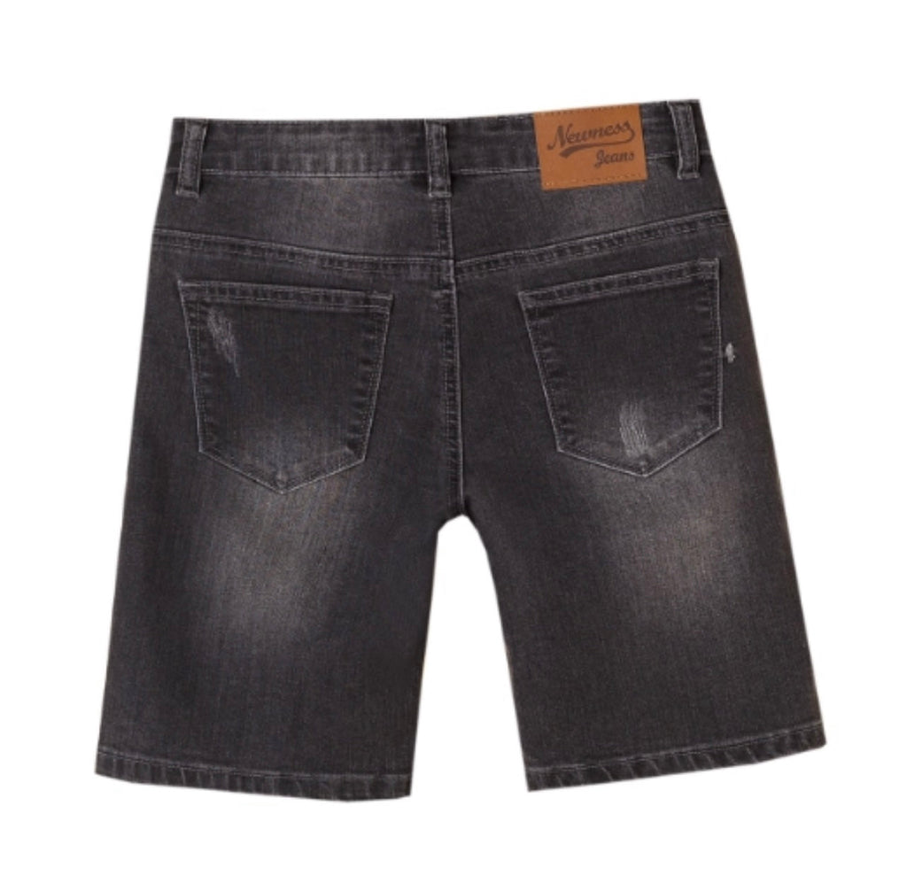 26SS Boys Pepper Black Denim Shorts
