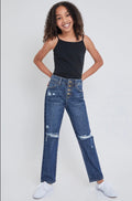 26SS Kids Button Denim Jeans