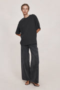26SS HELE TEE - BLACK