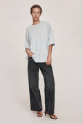 26SS HELE TEE - GREY MARLE