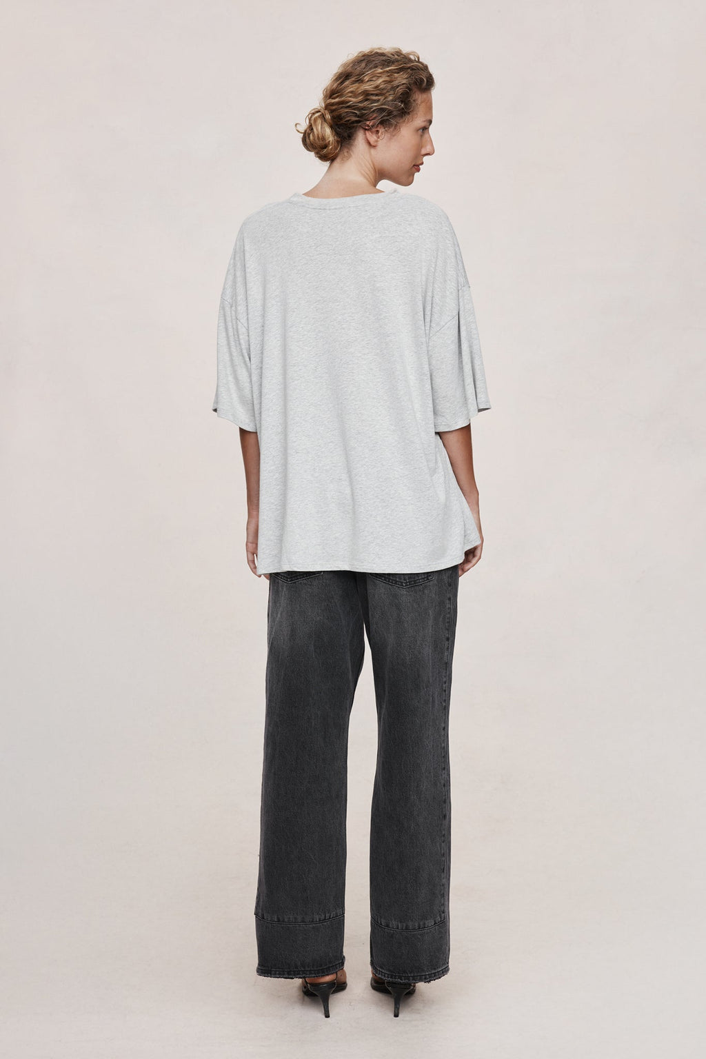 26SS HELE TEE - GREY MARLE