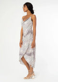26SS Leopard print midi dress