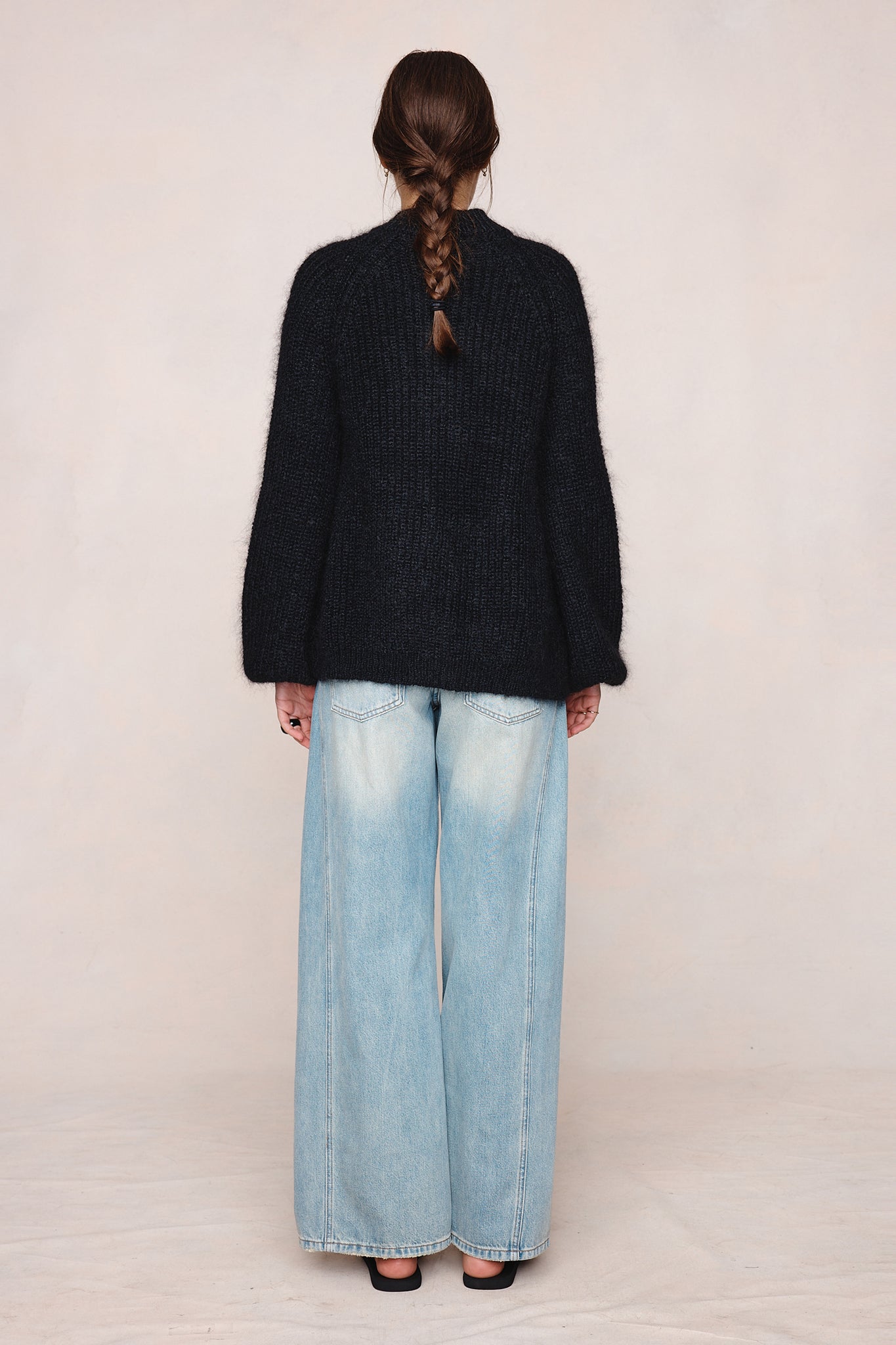 26SS JASPER CARDIGAN - BLACK