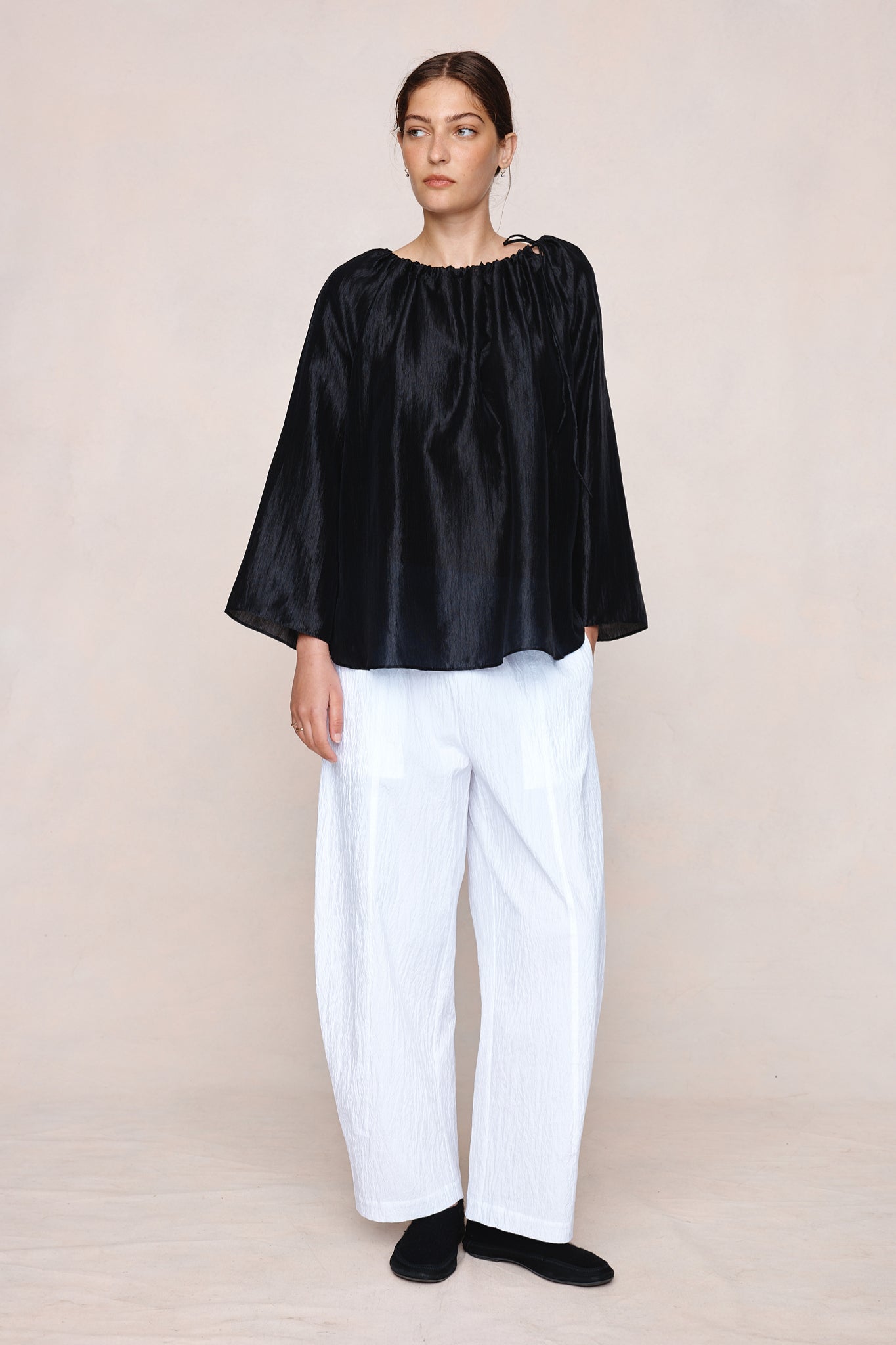 26SS KASIA TOP - BLACK