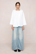 26SS KASIA TOP - IVORY COTTON