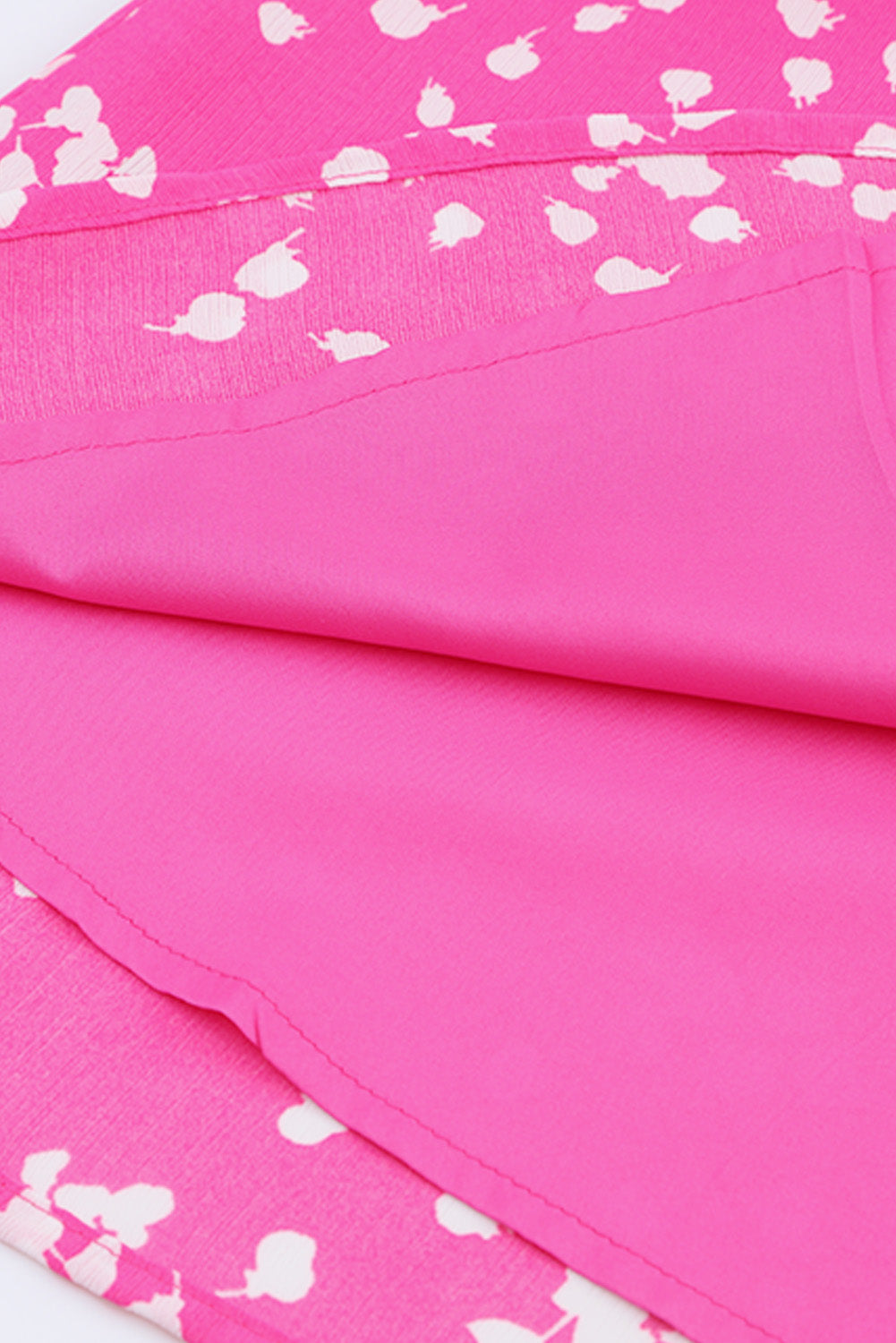 26SS Pink V-Neck Blouse