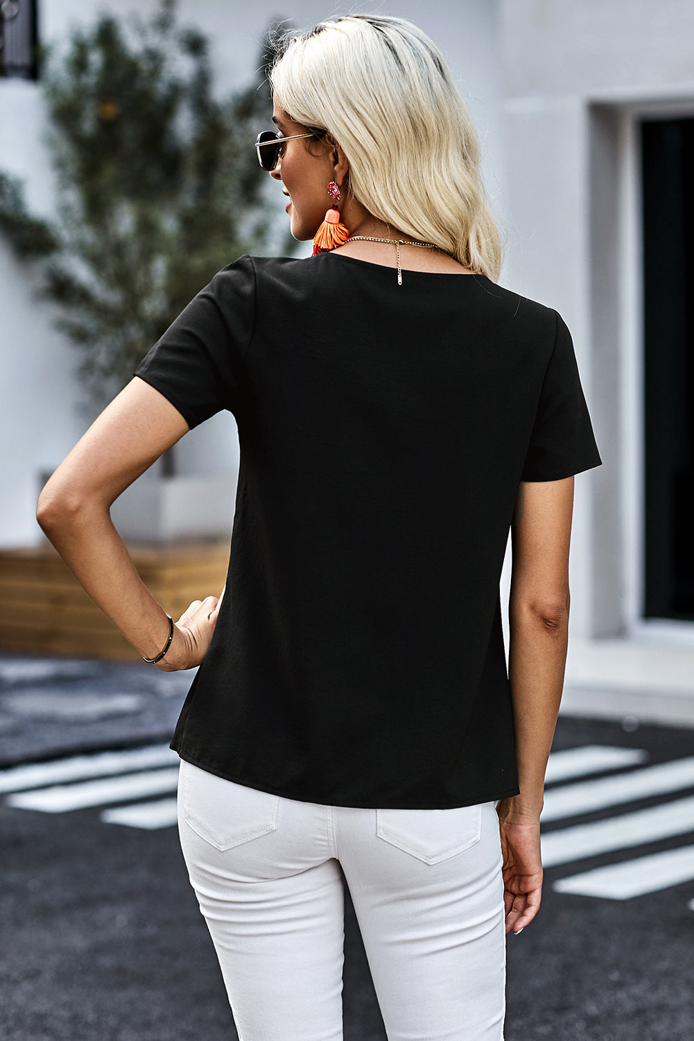 26SS Button Down Casual Blouse