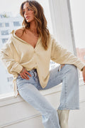 26SS Cream button-down shirt