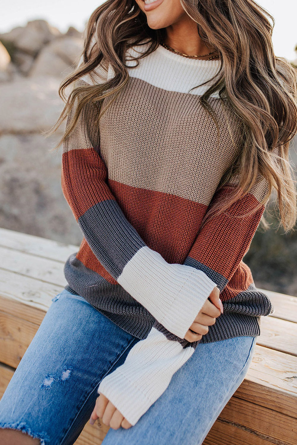 26SS elegant Knitted Sweatshirt
