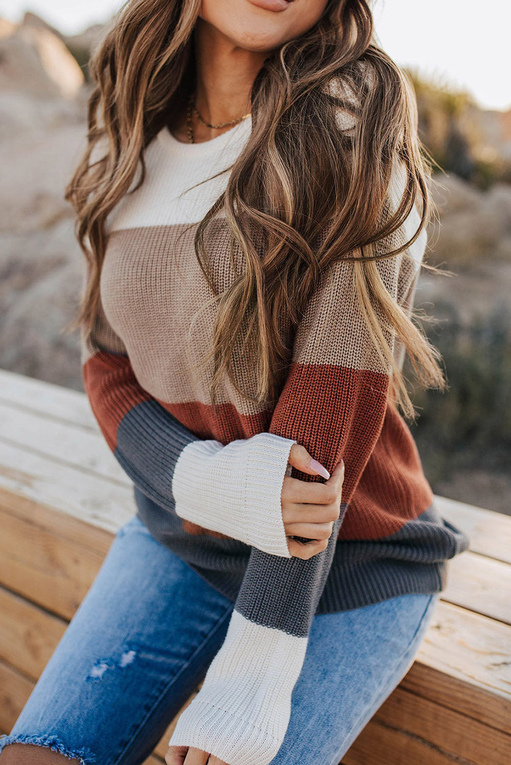 26SS elegant Knitted Sweatshirt