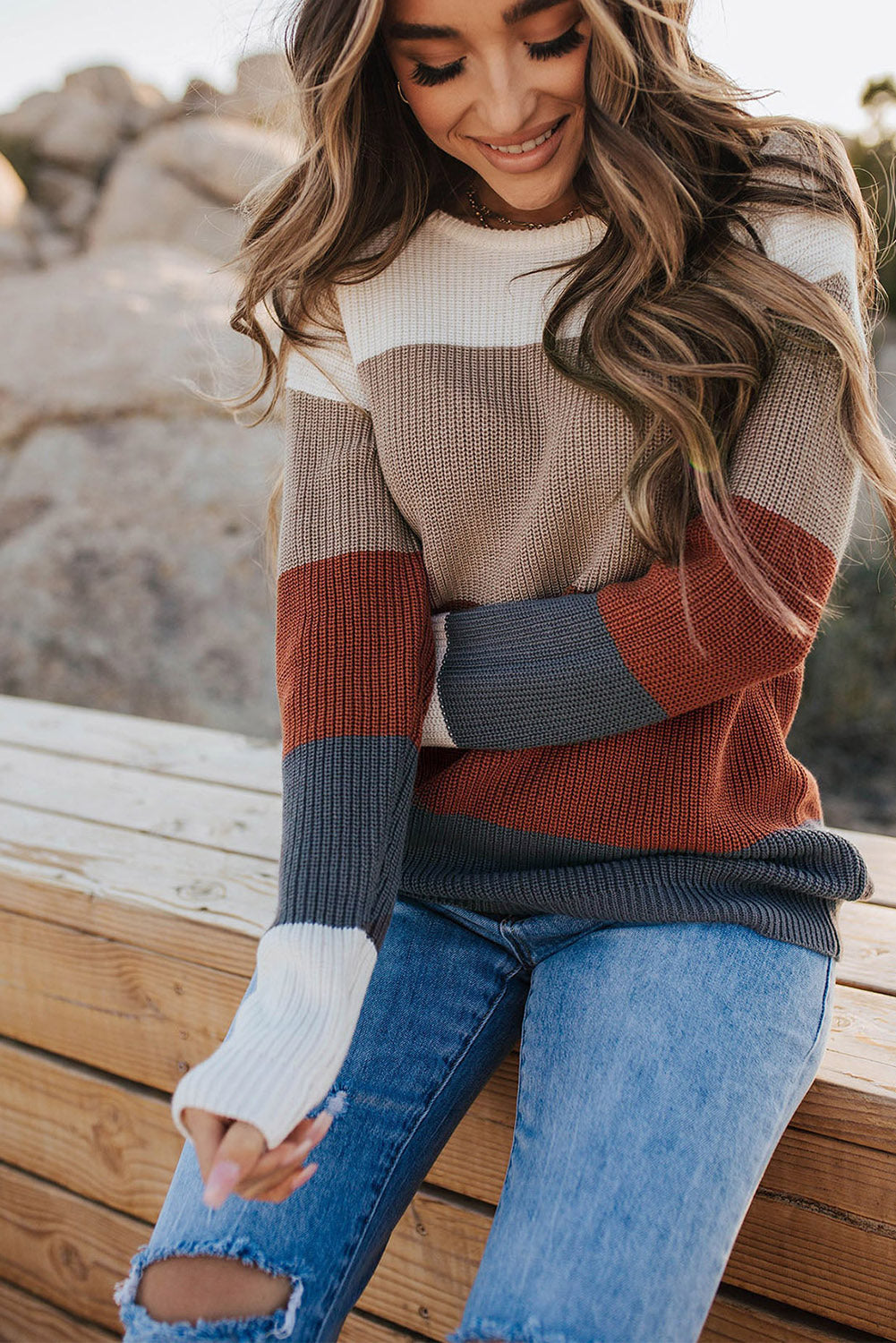 26SS elegant Knitted Sweatshirt