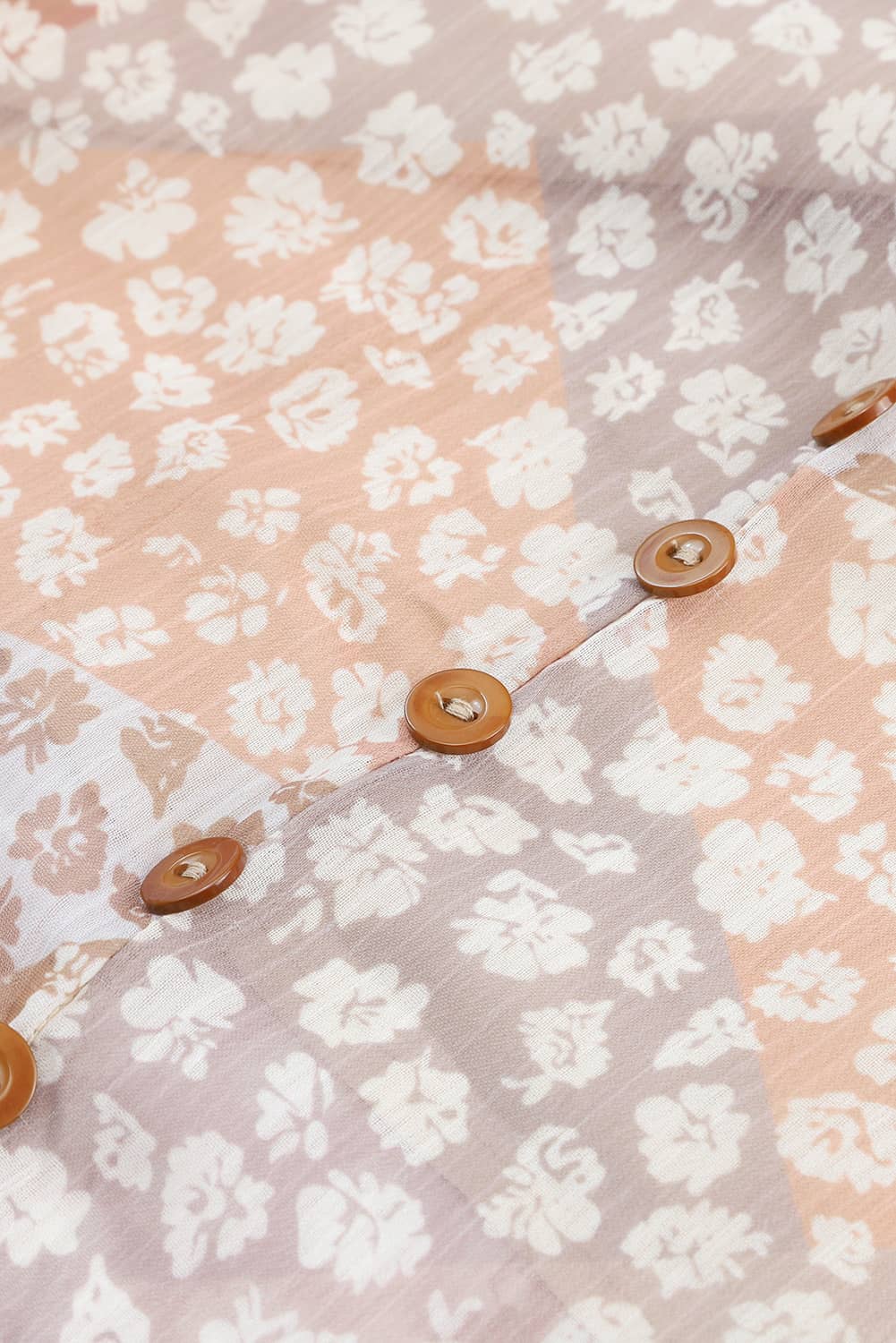 26SS Flowy apricot fall skirt