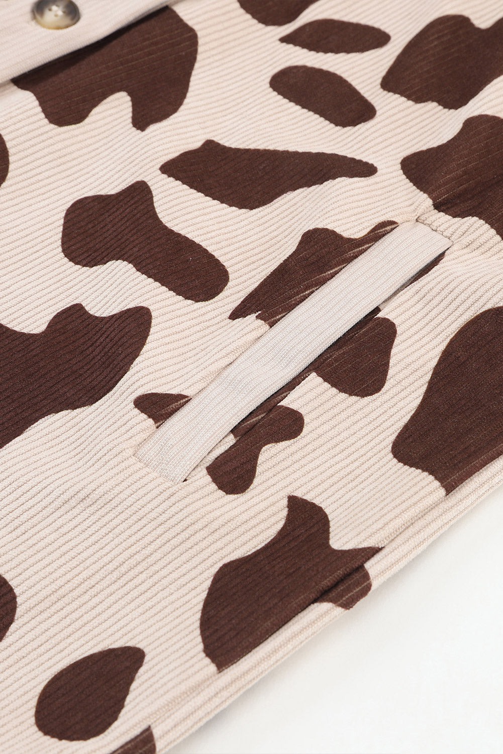 26SS Cow Print light weight oversized jacket