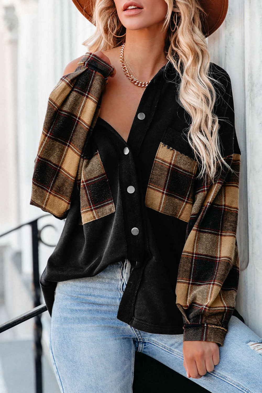 26SS long sleeve pocket top