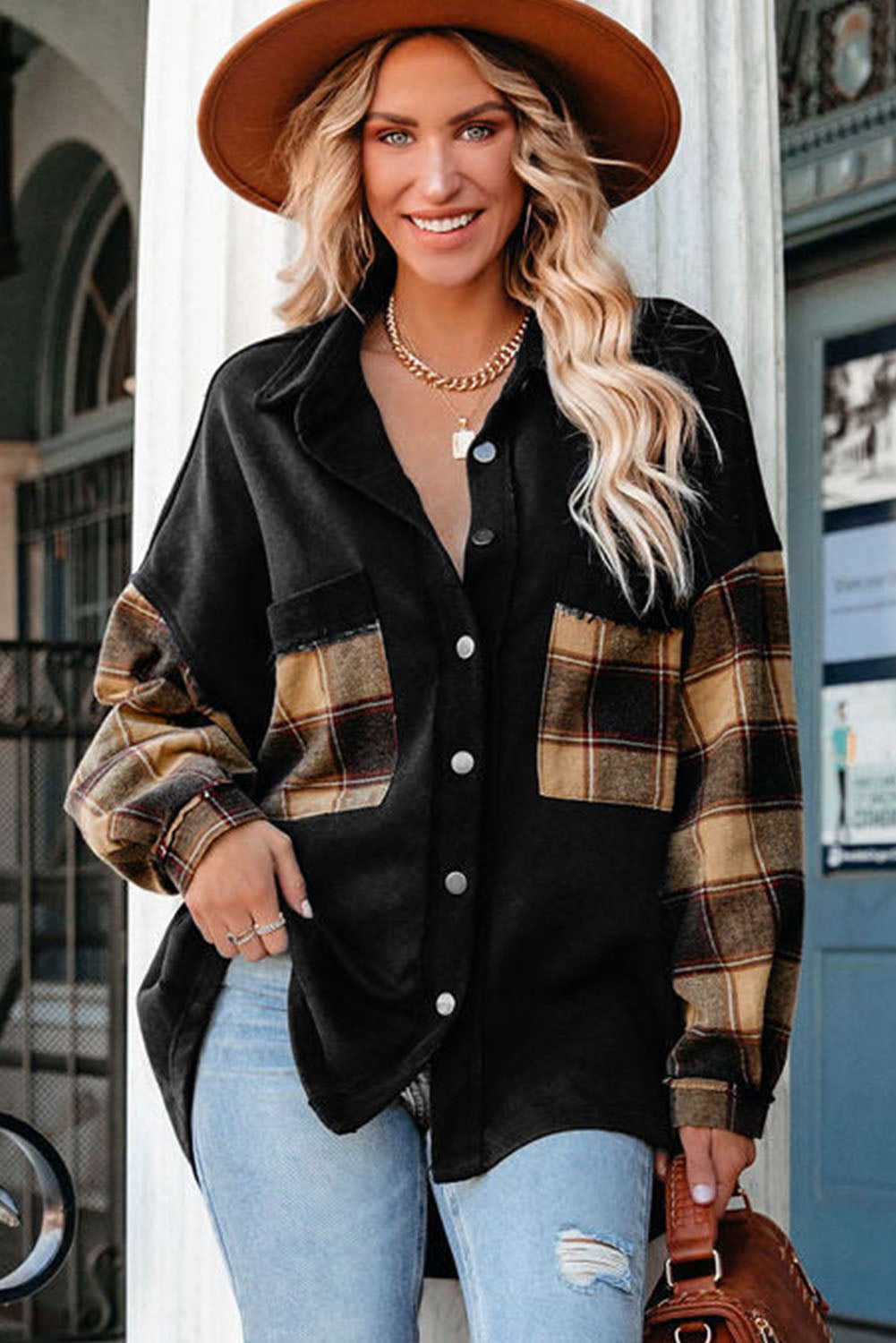 26SS long sleeve pocket top
