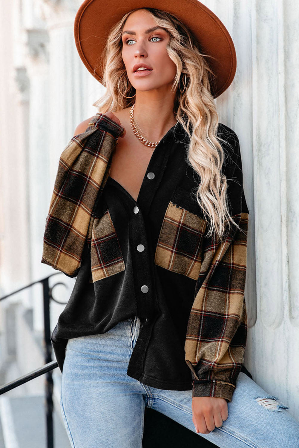 26SS long sleeve pocket top