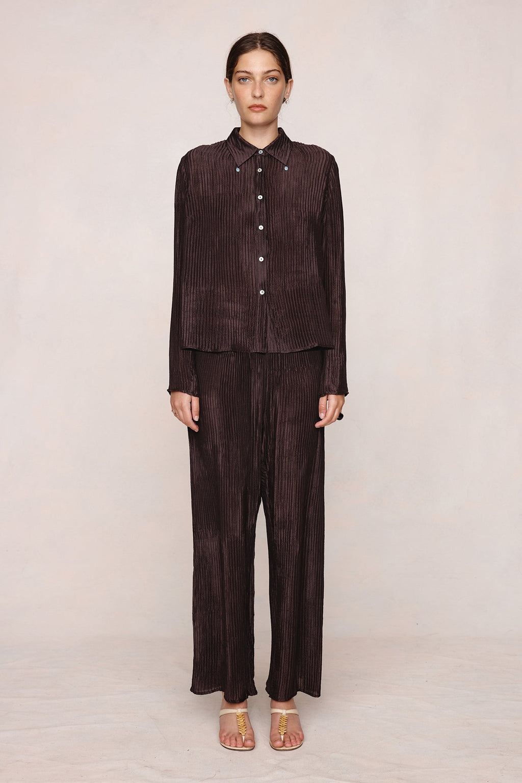 26SS LILLIE SHIRT - TAPENADE