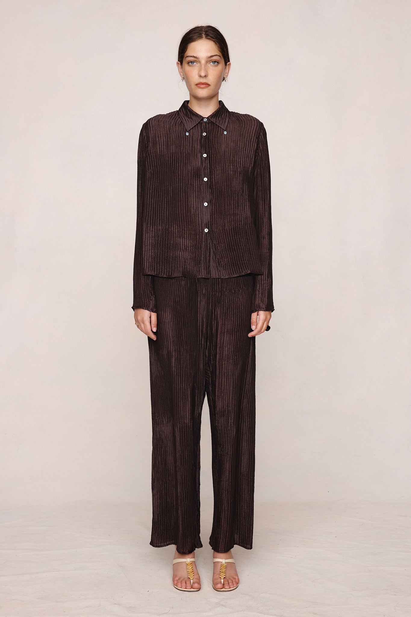 26SS LILLIE SHIRT - TAPENADE
