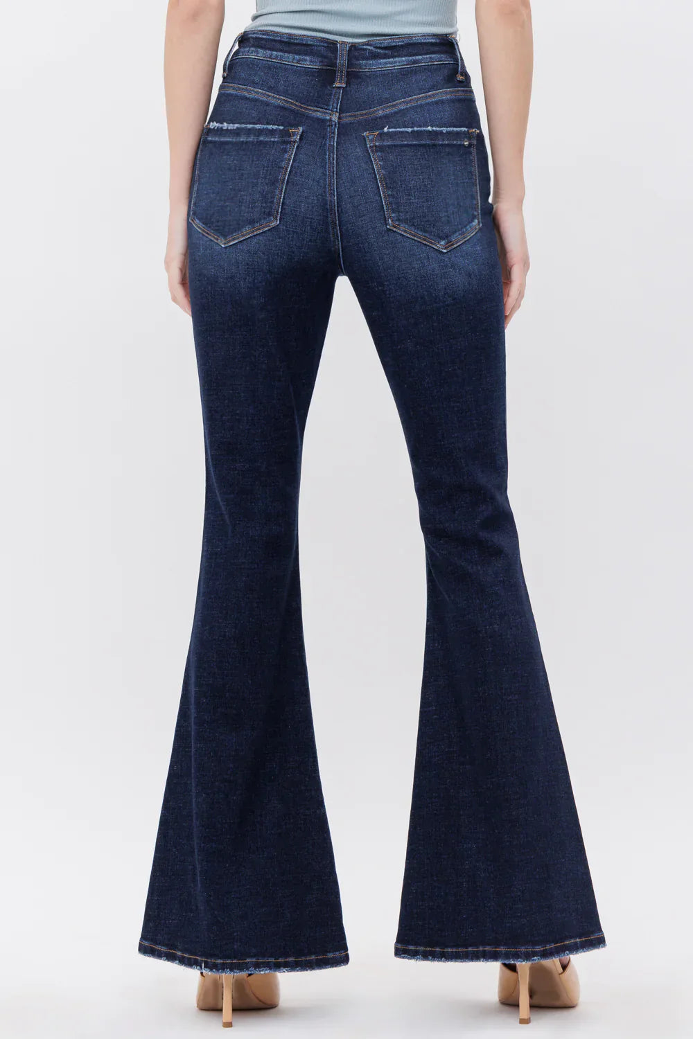 26SS High Rise Dark Wash Denim Jeans
