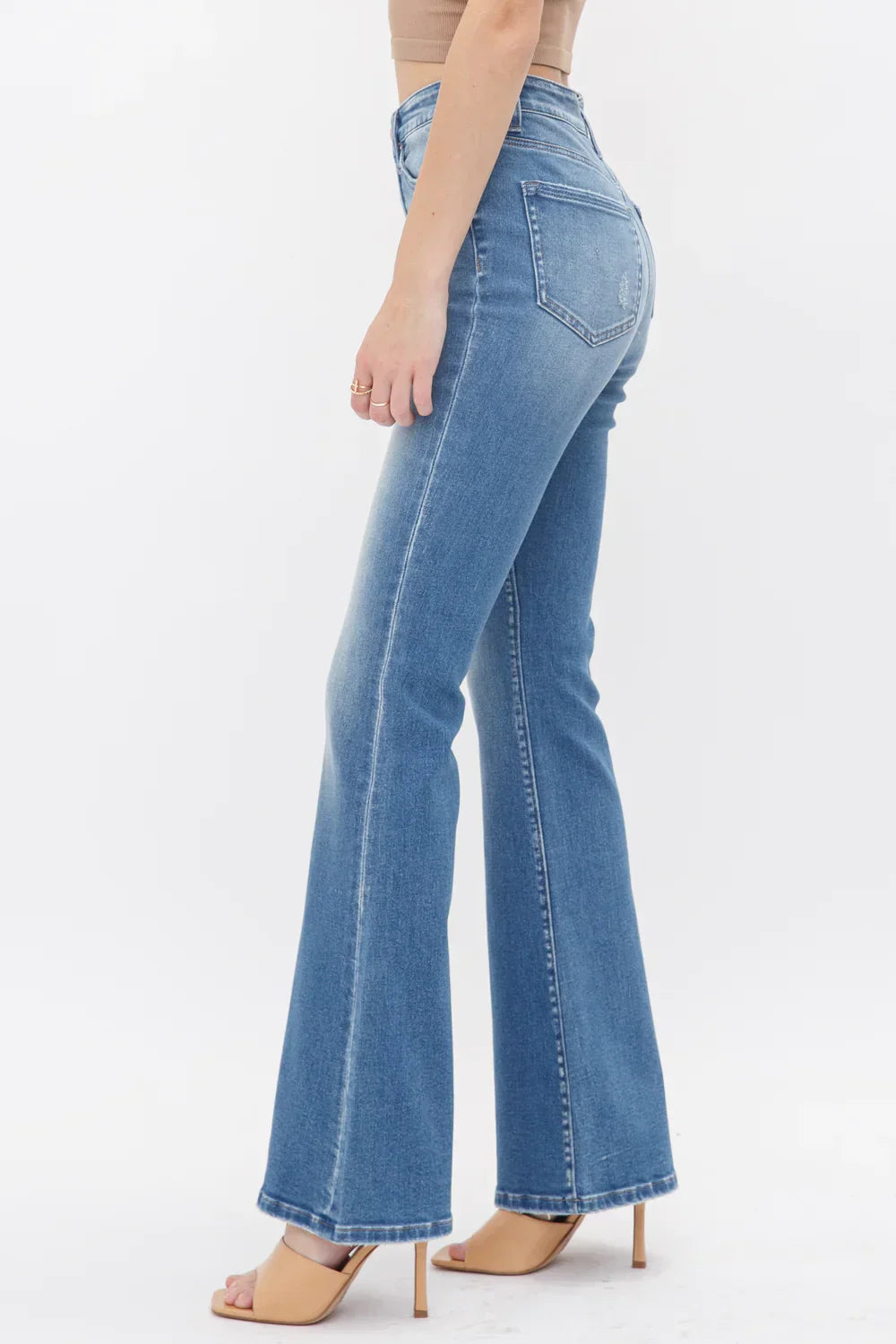 26SS High-Rise Flare Denim Jeans