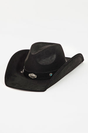 26SS Western Disc Ribbon Strap Cowboy hat