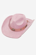 26SS Western Disc Ribbon Strap Cowboy hat