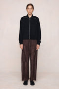 26SS OSCAR ZIP UP - BLACK