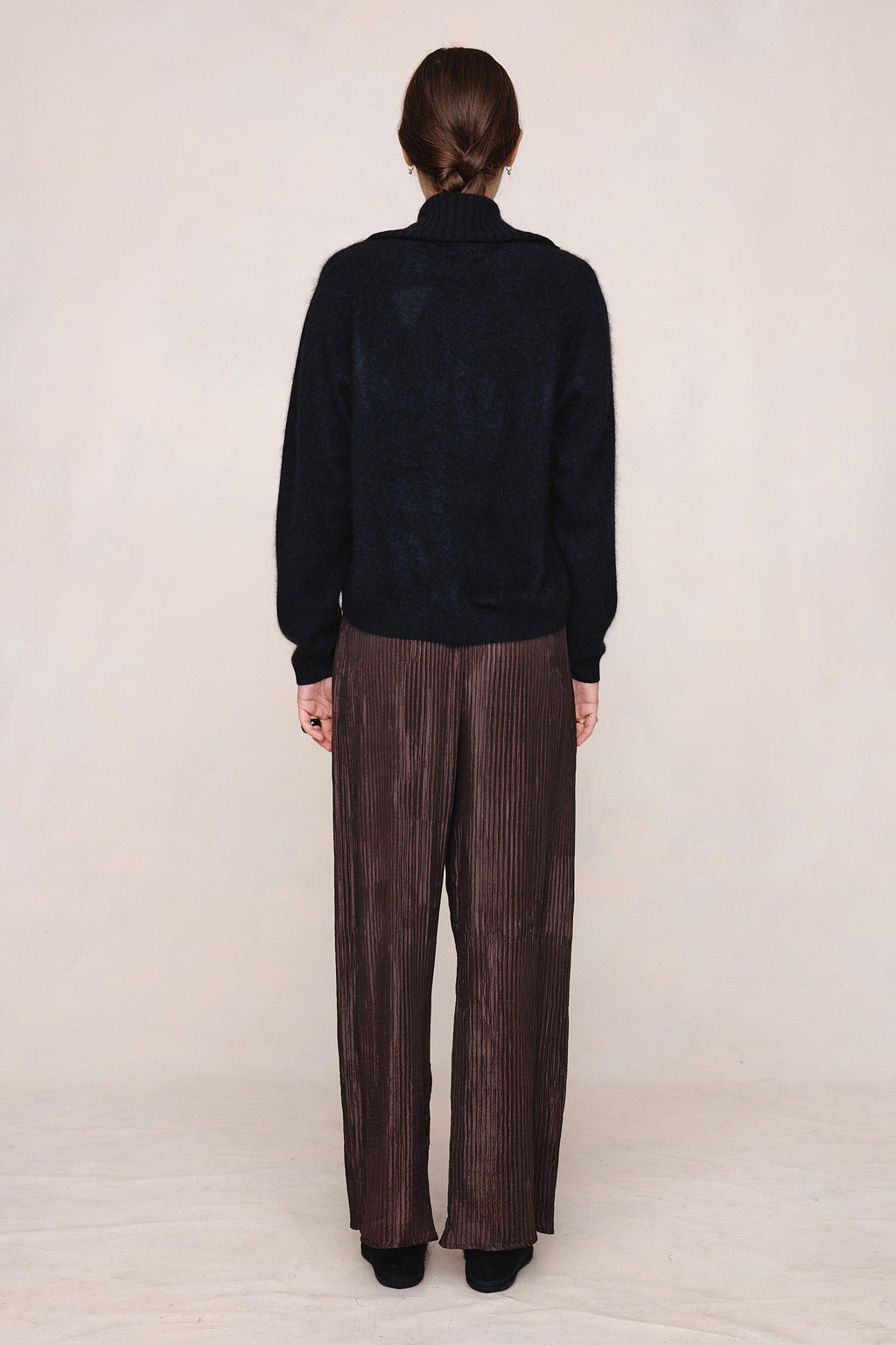 26SS OSCAR ZIP UP - BLACK