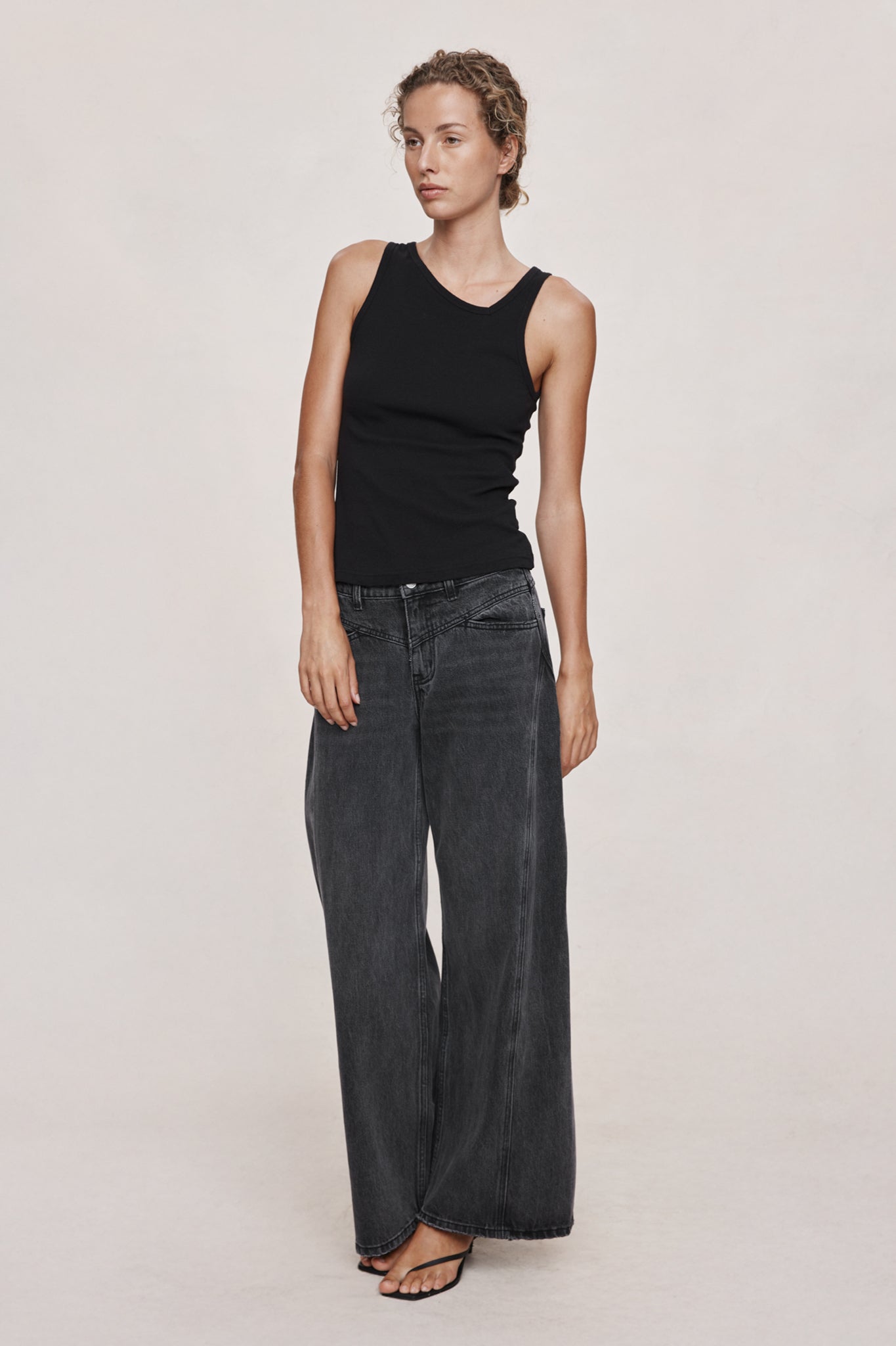 26SS PHOEBE TOP - BLACK