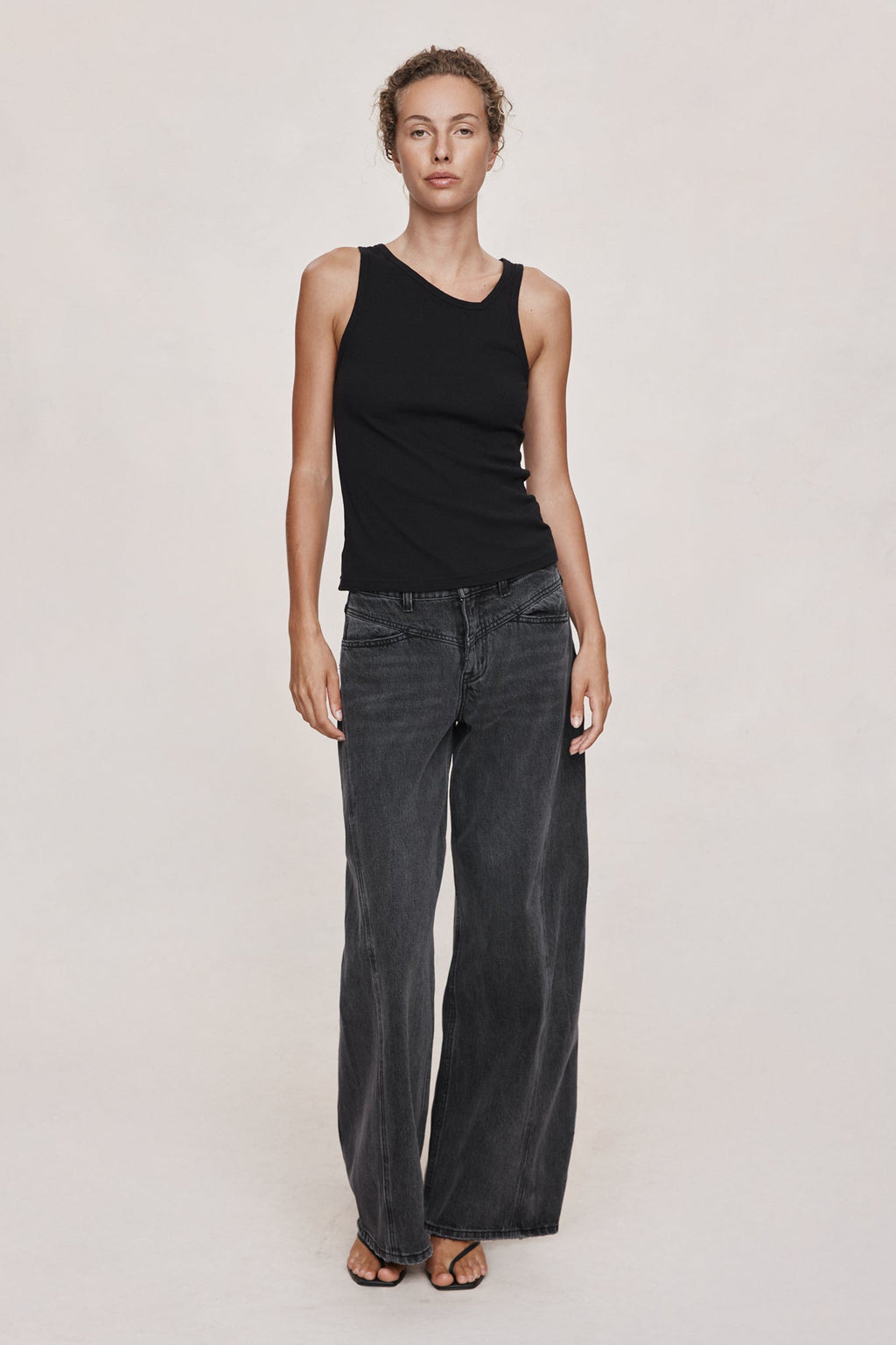 26SS PHOEBE TOP - BLACK