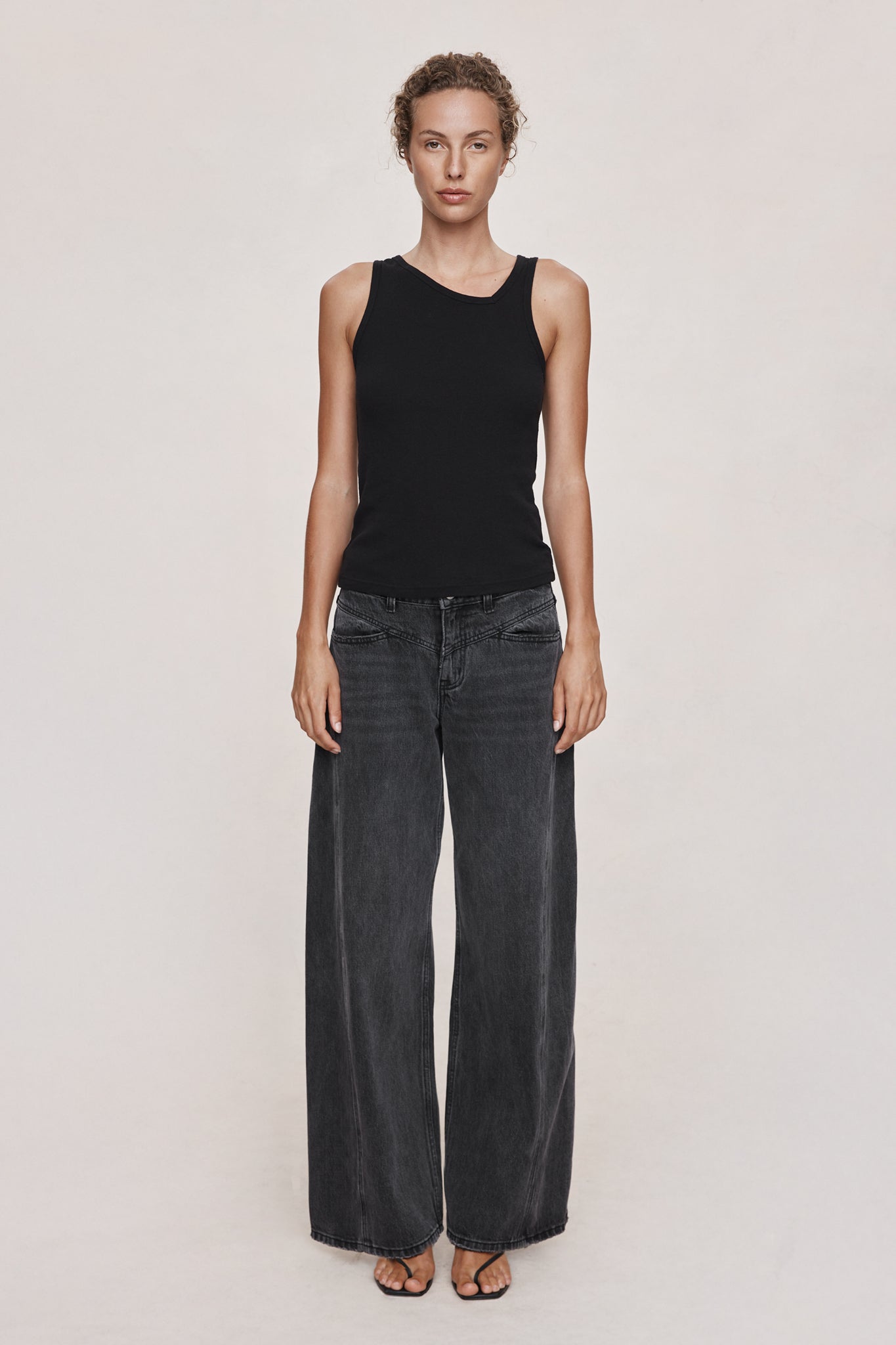 26SS PHOEBE TOP - BLACK