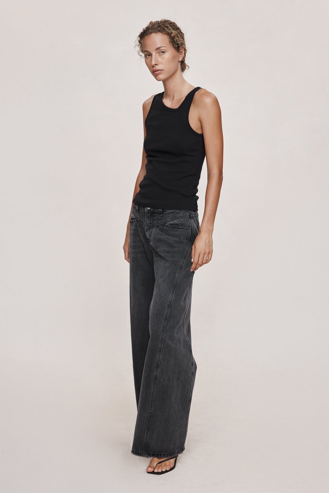 26SS PHOEBE TOP - BLACK