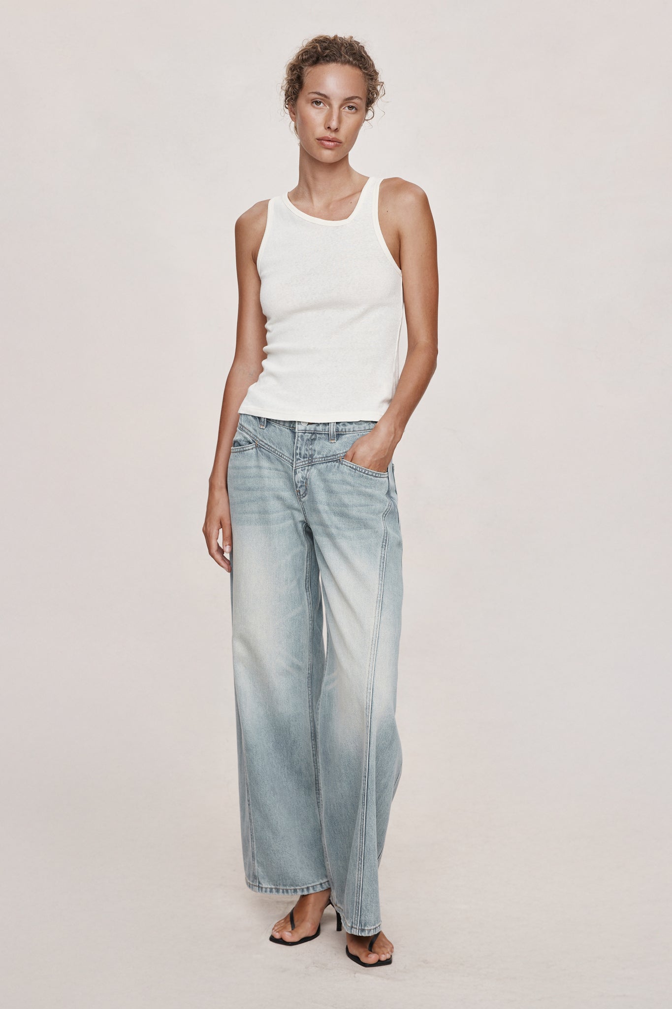 26SS PHOEBE TOP - IVORY