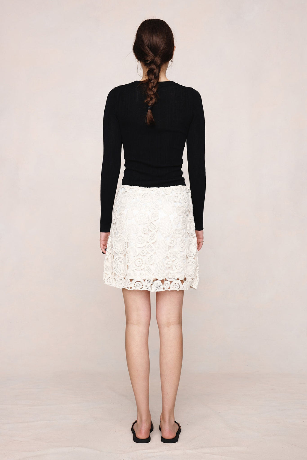 26SS PIERRE SKIRT - NATURAL