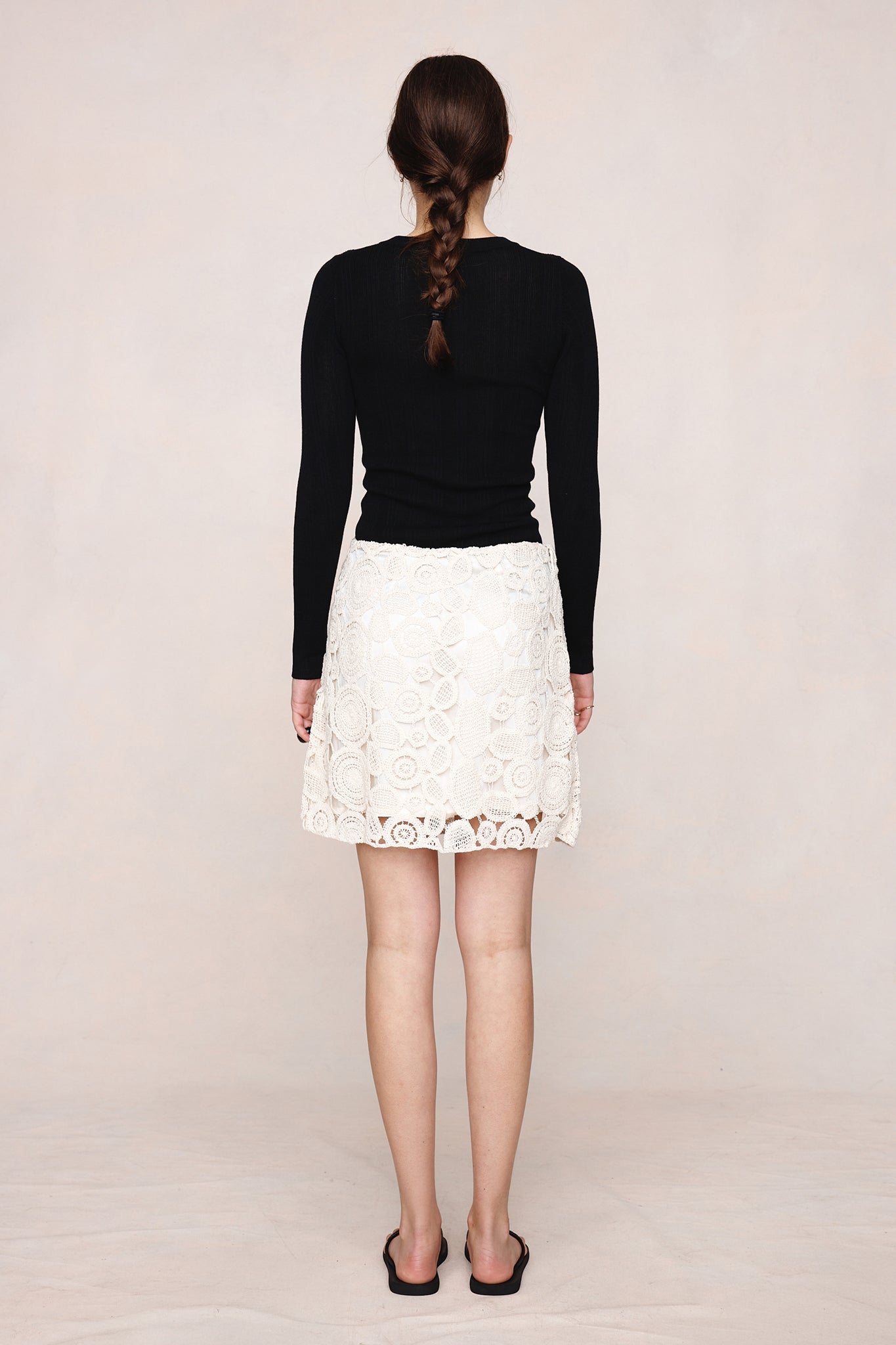26SS PIERRE SKIRT - NATURAL