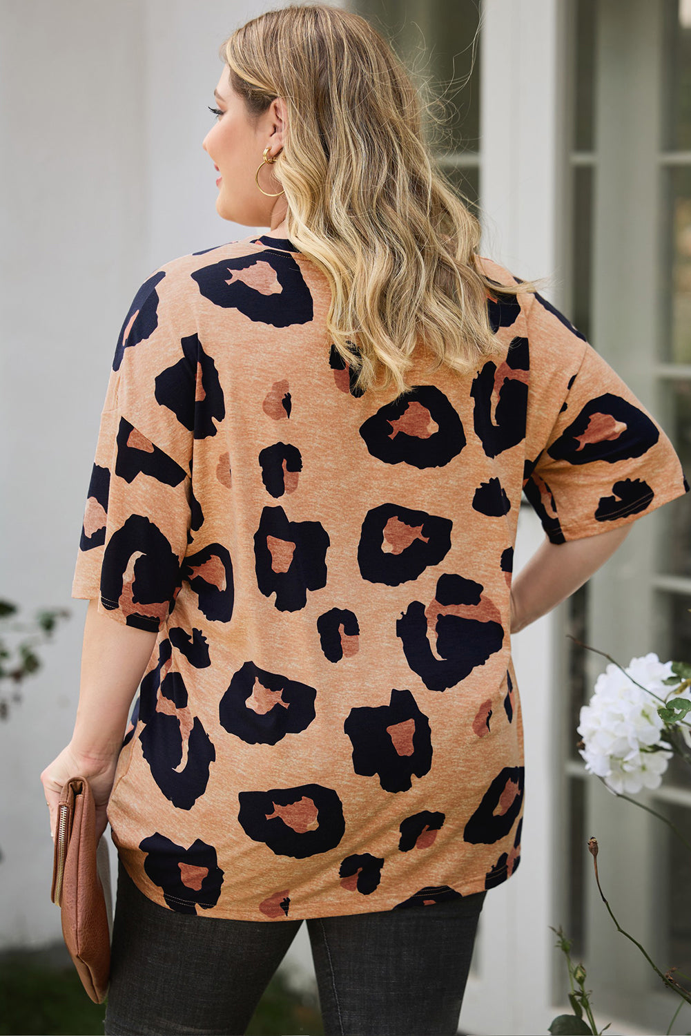 26SS Leopard Plus Size Top