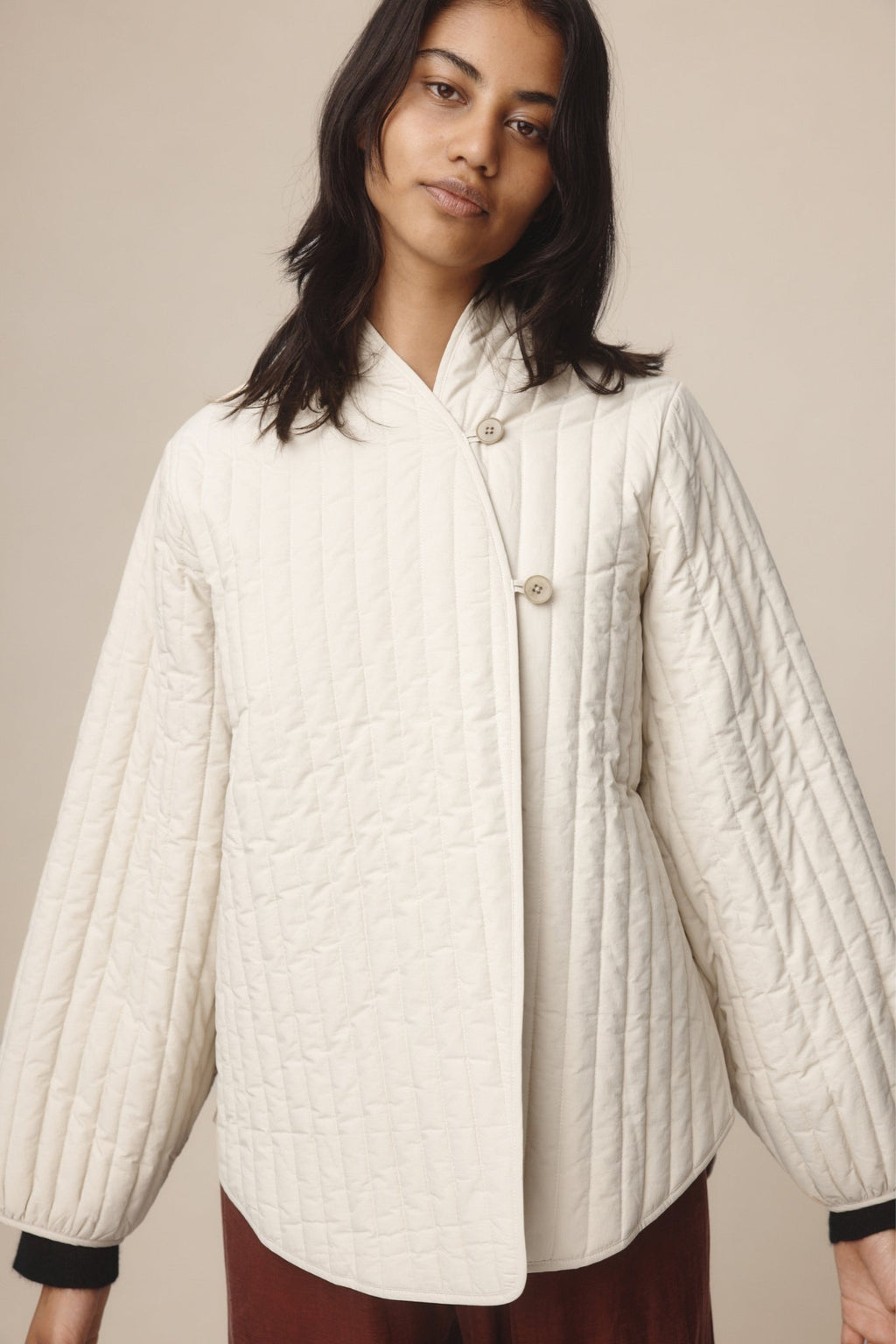 26SS AGNES JACKET - PUTTY