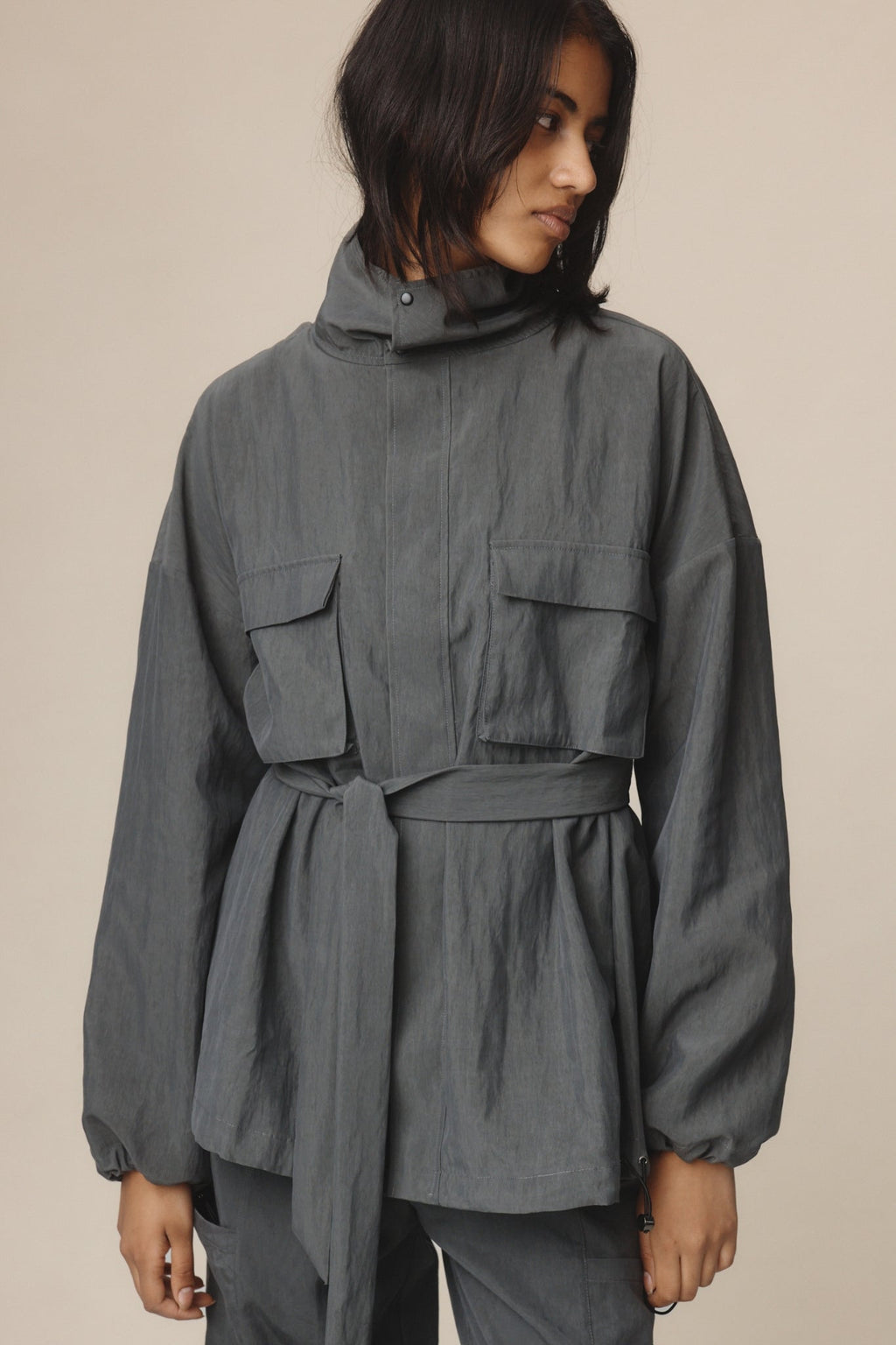 26SS GRAY JACKET - CHARCOAL